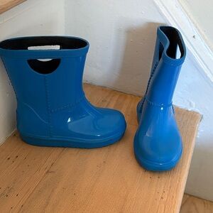 UGG Kids Bright Blue Rain Boots